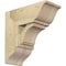 Ekena Millwork Imperial Traditional Rough Sawn Bracket w/ Offset Brace, Douglas Fir, 8"W x 18"D x 18"H BKT0806X18X18IMP01RDF - alternate 1